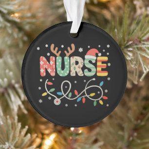 Stéthoscope de Noël infirmière Chapeau de Père Noë