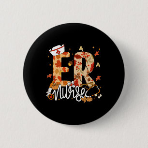 Stethoscope Er Nurse Fall Yall Autumn Leaves Danke Button