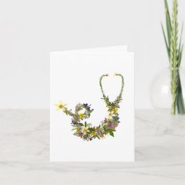 Stethoscope Greeting Card Nurse LPN RN White Coat Karte