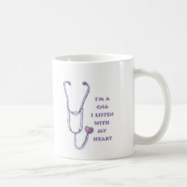 Stethoscope Heart CNA Nurse Kaffeetasse