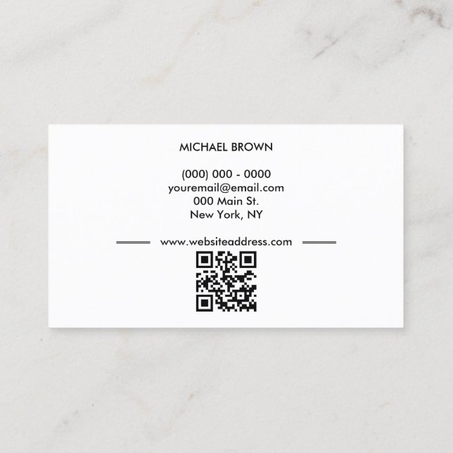 Stethoscope Heart Nurse Doctor qr Code Visitenkarte (Rückseite)