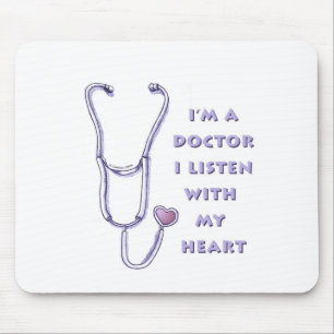 Stethoscope Herzarzt Mousepad