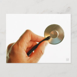 Stethoscope Hospital Sick Get well Get well soon Postkarte