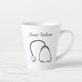 Stethoscope Infirmières Médecins Latte Mug