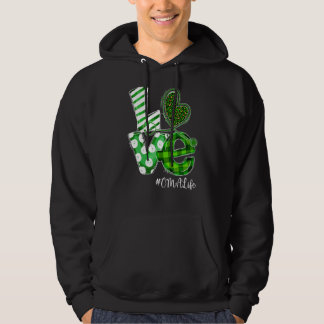 Stethoscope Liebe Cma Life Nurse Kariert St Patric Hoodie
