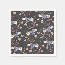 Stethoscope Medical Abschluss Serviette