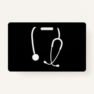 Stethoscope Nurse Doctor Funny Nurse Ausweis