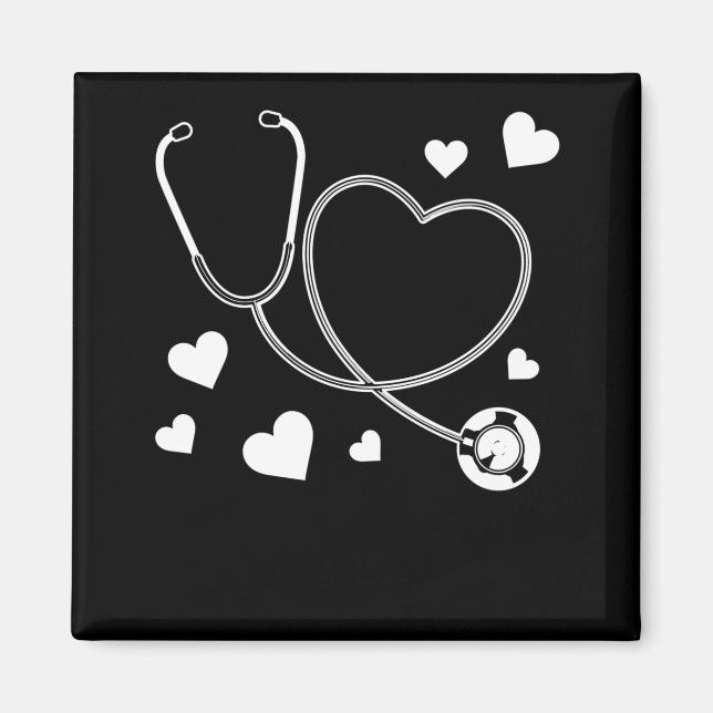Stethoscope Nurse Liebe Hospital Magnet (Vorne)