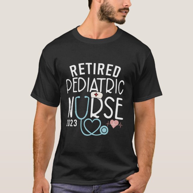 Stethoscope Nurse Ret. T-Shirt (Vorderseite)