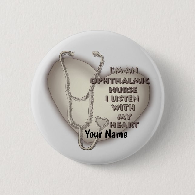 Stethoscope Ophthalmic Nurmic Button (Vorderseite)