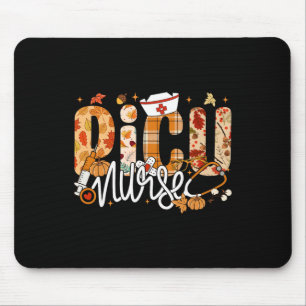 Stethoscope Picu Nurse Fall Yall Herbstverlässt al Mousepad