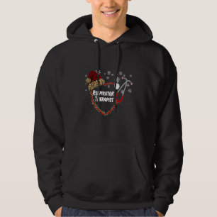 Stethoscope Respiratorischer Therapeut Weihnachtsk Hoodie