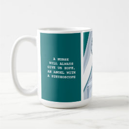 Stethoscope und Daisy Nurse Wertgutschein Tasse