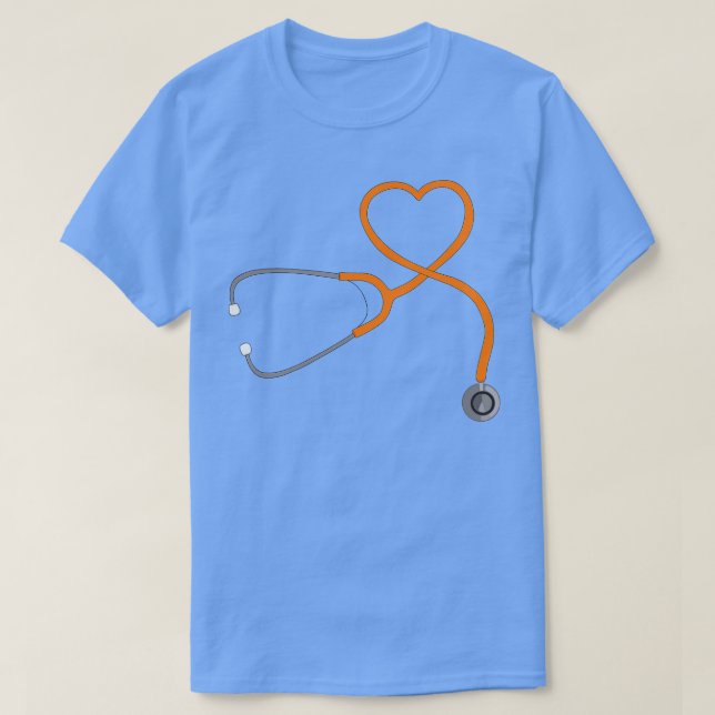 Stethoskop Heart 4 T-Shirt (Design vorne)