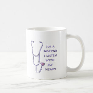 Stethoskop Herz Arzt Kaffeetasse