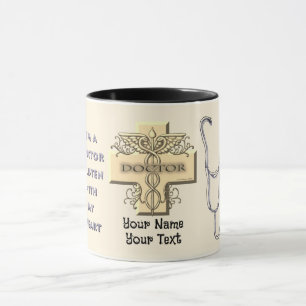 Stethoskop Herz Arzt Tasse