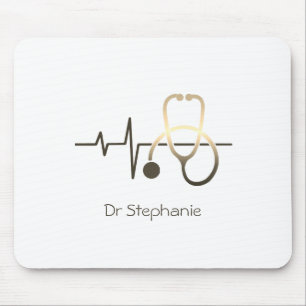 Stethoskop Herzschlag Medizin Mousepad