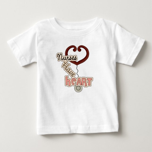 Stethoskop-Krankenschwestern haben Herz-T - Shirts (Vorderseite)