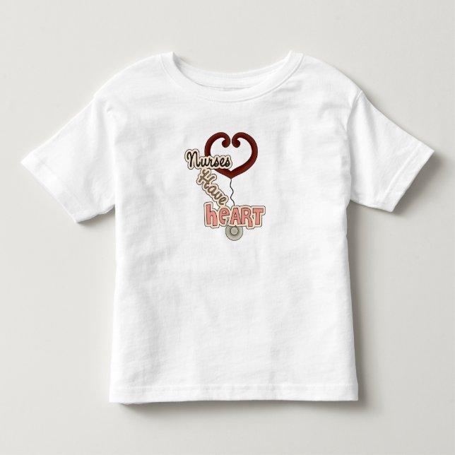 Stethoskop-Krankenschwestern haben Herz-T - Shirts (Vorderseite)