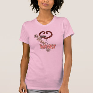 Stethoskop Krankenschwestern haben Herz T-Shirts u