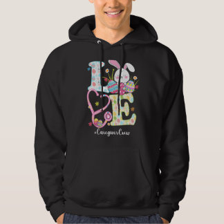 Stethoskop Liebe Betreuer Crew Kaninchen Easte Hoodie
