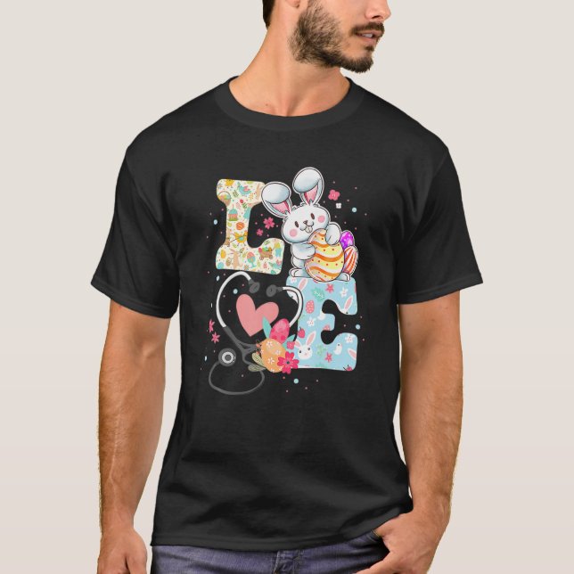 Stethoskop Liebe Osternahrung Lebensgefährliches s T-Shirt (Vorderseite)
