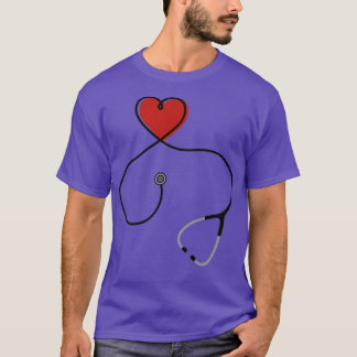 Stethoskop mit Herz T-Shirt