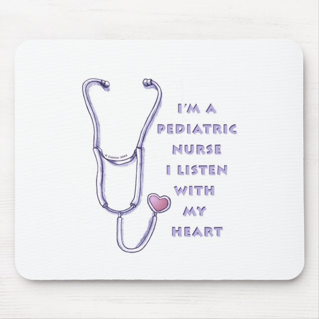 Stethoskop Mousepad (Vorne)