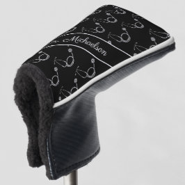 Stethoskop-Muster Name des Arztes Golf Headcover