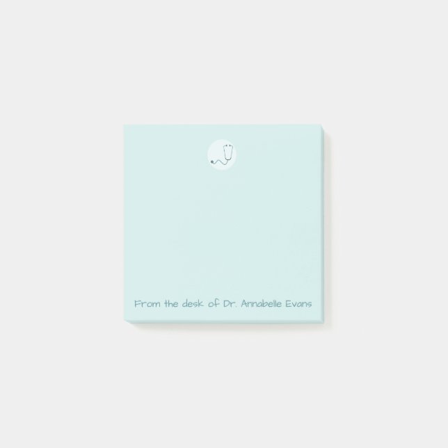 Stethoskop Post-it Klebezettel (Vorderseite)