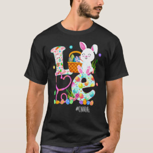 Stethoskop Scrub Cna Krankenschwester Leben Ostert T-Shirt