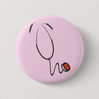 Stethoskop-T-Shirts und Geschenke Button