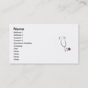 Stethoskop-T-Shirts und Geschenke Visitenkarte