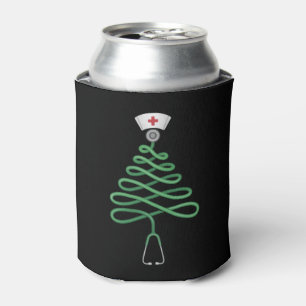 Stethoskop Weihnachtsbaum Krankenschwester Arztkit Dosenkühler