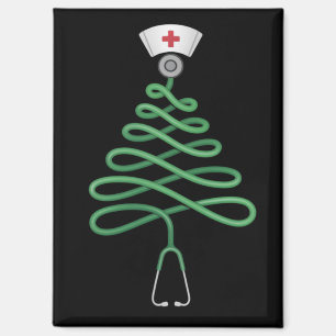 Stethoskop Weihnachtsbaum Krankenschwester Arztkit Magnet