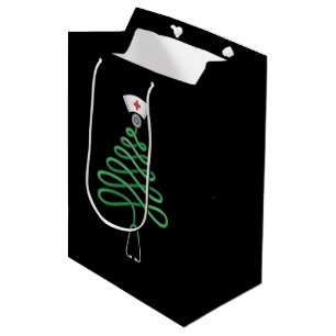 Stethoskop Weihnachtsbaum Krankenschwester Arztkit Mittlere Geschenktüte