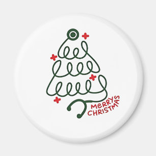 Stethoskop-Weihnachtsbaum-Lichter Pflegekleidung  Magnet