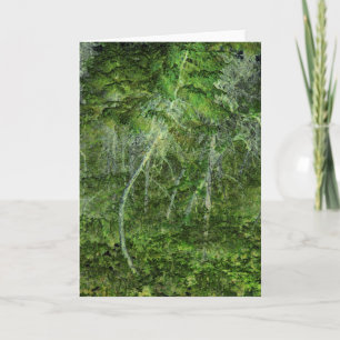 "Stetige Bäume" - Digital veränderter Wald Karte