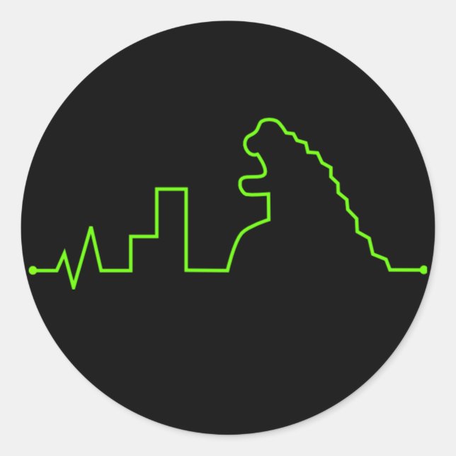 Stetozilla Runder Aufkleber (Vorderseite)