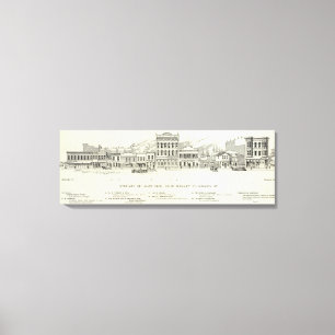 Steuart Ostseite Markt und Auftrag Leinwanddruck