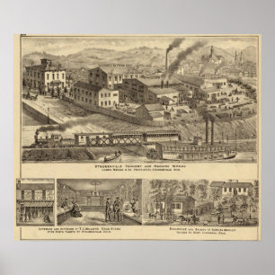 Steubenville Gießerei-und Maschinen-Arbeiten Poster