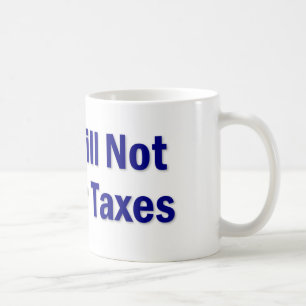 Steuer-Sprichwort Kaffeetasse