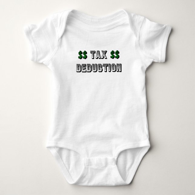 Steuerabzug-Bodysuit Baby Strampler (Vorderseite)