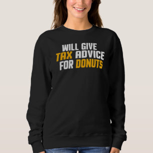 Steuerberater CPA gibt Steuerberatung für Don Sweatshirt