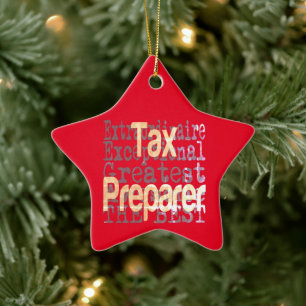 Steuerberater Keramik Ornament