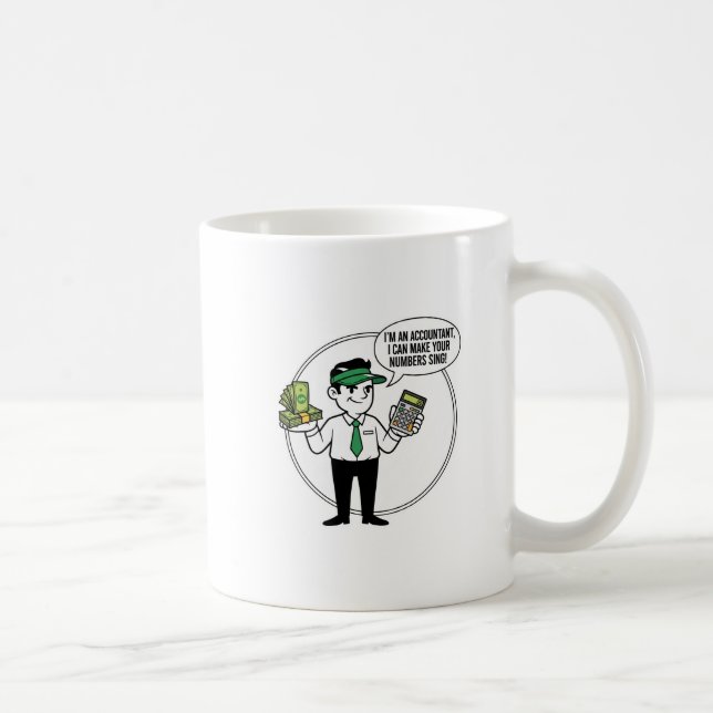 Steuerberater-Lebensessentials – Professionelle Fi Kaffeetasse (Rechts)