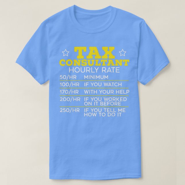 Steuerberatung Wirtschaftsprüfer Steuerberater T-Shirt (Design vorne)