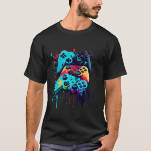 Steuere alle Dinge Videospiel-Controller Gamer T-Shirt