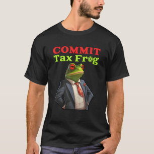 Steuerfrosch-Betrugs-Meme begehen T-Shirt