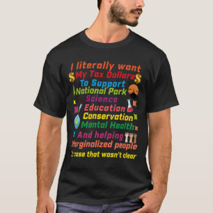 Steuergelder für Menschen und Planeten T-Shirt